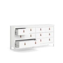 Porch & Den Madrid 8 Drawer Double Dresser - White - 8-drawer -Bed Frame Shop 462e8d45 0b13 4259 b917 59f9f7f8e11d