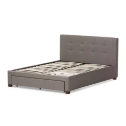 Contemporary Fabric Storage Platform Bed By Baxton Studio - Queen - Grey -Bed Frame Shop 4718842b fdb8 4105 9078 c4bb97108e20