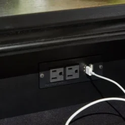 Ediline 1-drawer Wood Cupboard Nightstand With Charging Station By INSPIRE Q Classic - Antique White -Bed Frame Shop 477dd368 7dcf 4320 945d c1e2e7d67784