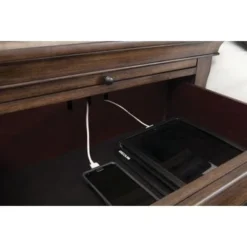 2-drawer Nightstand With Pull Out Tray Burnished Oak -Bed Frame Shop 485f009b 52c3 47f5 b16d ade3e61418e7