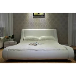 Contemporary Upholstered Bed - King - Red -Bed Frame Shop 48eb40f1 55e7 494a a43a 9e9b0d47683c