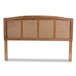 Carson Carrington Ugglom Wood And Synthetic Rattan Headboard - Full -Bed Frame Shop 49179a74 c659 4f17 8deb ed11a4212b84