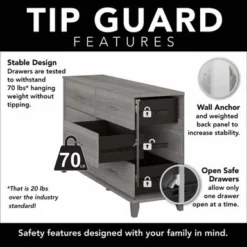 Somerset 6 Piece Full/Queen Size Bedroom Set By Bush Furniture - Fresh Walnut -Bed Frame Shop 49258674 7981 4231 bd71 26f386f07c5a