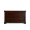 Ocala 6-Drawer Louis Philippe Dresser By Greyson Living - Cherry