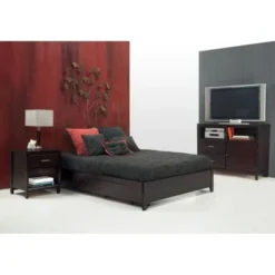 Tapered Leg Platform Storage Bed In Espresso - Full -Bed Frame Shop 49c712ac f820 4c70 91e9 b0273640dee7