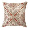 Contemporary Orange/Beige 21" X 21" Pillow (2/CTN)