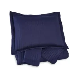 Navy Raleda King Coverlet Set