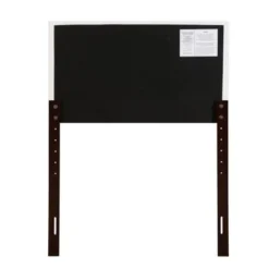 Faux Leather Adjustable Height Headboard - Black - Twin -Bed Frame Shop 4ec2348f 3f53 40c3 846b 60884bf6ab3c