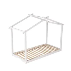 Merax Twin XL/King Size House Platform Bed With Trundle - Grey -Bed Frame Shop 4ecdb558 149d 4f93 b755 dd7ea2529839