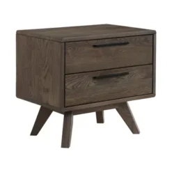 Astoria Oak 2 Drawer Nightstand -Bed Frame Shop 4eeebfd1 0e79 4b9f 8bba 70a5ad9b782d