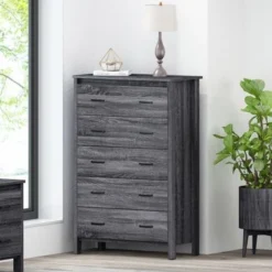 Olimont 5 Drawer Chest By Christopher Knight Home - Sonoma Oak -Bed Frame Shop 4f25bed0 e4ea 4211 9e39 25705e1cd684