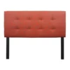 8-button Tufted Atomic Red Headboard - Red - Queen