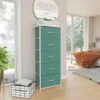 Pellebant 5 Drawers Vertical Storage Tower Organizer - Green - 5-drawer