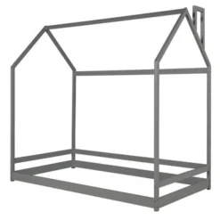 Nestfair Twin Size House Bed Wood Bed - Natural -Bed Frame Shop 51f907f6 7910 45c9 bb3a 72bb05d81b33