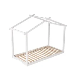 Merax Twin XL/King Size House Platform Bed With Trundle - White -Bed Frame Shop 52037da6 d157 40b3 82be 78e0ae7cbcd7