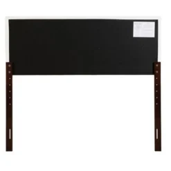 Faux Leather Adjustable Height Headboard - Grey - Full -Bed Frame Shop 528d40e6 af23 40cc b4f0 9150df7a4991