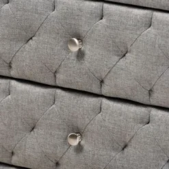 Baxton Studio Contemporary Fabric 2-Drawer Nightstand - Light Beige -Bed Frame Shop 5292f70e b48d 4b4a ab26 3eeb247f4cca