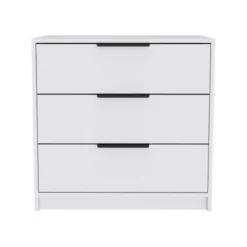 FM Furniture Washington 3 Drawer Dresser With Metal Handles - Black/Light Oak -Bed Frame Shop 530e045d 6fcb 4774 8aef a7a4357557d2