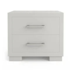 Porch & Den Lincoln Hwy White Wood/ Veneer Nightstand - 2-drawer - White -Bed Frame Shop 53a17f76 5849 47a2 8e7a 9cd98b080d15