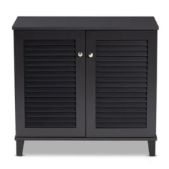 Copper Grove Zdolbuniv Dark Grey 4-shelf Shoe Storage Cabinet - Walnut -Bed Frame Shop 546b82a6 1919 4737 99b4 8929dc734f6f