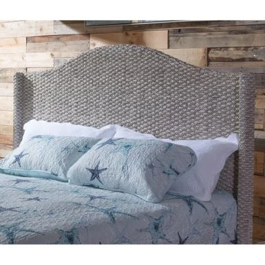 Driftwood Braided Sheltered Woven Headboard By Panama Jack - Gray - King 3 Driftwood Braided Sheltered Woven Headboard By Panama Jack - Gray - King - Image 3