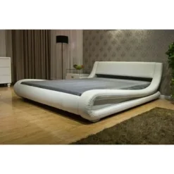 Contemporary Upholstered Bed - King - Black -Bed Frame Shop 5568e1cd fe4c 4892 85f1 6fa01fc932e5