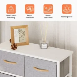 Pellebant 7-Drawer Storage Chest Dresser - Grey - 7-drawer -Bed Frame Shop 55e24129 1e07 4101 9468 71844a2b07e9