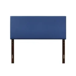 Faux Leather Adjustable Height Headboard - Grey - Full -Bed Frame Shop 57017f86 f4b9 4cae bfc9 3ff87e208428