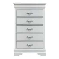 Lorana 5-drawer Chest - White -Bed Frame Shop 572043d0 fb63 49af 9a31 bab552d7a6f0