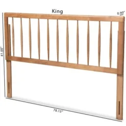 Baxton Studio Valin Contemporary Ash Walnut Finished Wood Headboard - Full -Bed Frame Shop 57d73217 67ff 455d 9f39 281c41f727e0