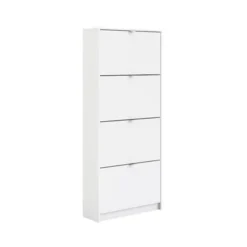 Porch & Den Cambria 4-drawer Shoe Cabinet - White