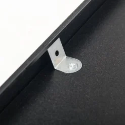 Nestfair Bedroom Mirror Wall-Mounted Mirror Dressing Mirror With Aluminum Alloy Frame - Black -Bed Frame Shop 5909eead cf03 47dd 8a9a 0a2da761941d