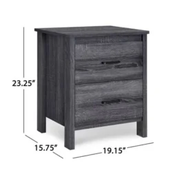 Olimont Contemporary 2 Drawer Nightstand By Christopher Knight Home - Medium Brown -Bed Frame Shop 593847ea 943b 4d1c 9e94 a2db976e4f96