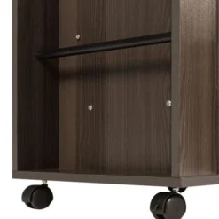 2-Drawers Wooden Nightstand With Adjustable Height,Swivel Top - White -Bed Frame Shop 59523eb3 55f2 46aa 9995 9e85518e5020