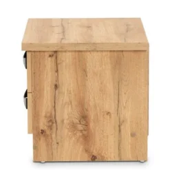 Baxton Studio Colburn Modern Oak Brown Finished Wood 2-Drawer Nightstand - Oak -Bed Frame Shop 59cd50a2 c3c4 4296 b0fa 423898dd91d4