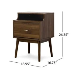 Curtisian 3 Piece 5 Drawer Dresser And Nightstand Bedroom Set By Christopher Knight Home - Columbia Walnut -Bed Frame Shop 5a810ef3 7d1d 4cd6 8de0 22d4a88311c0