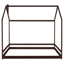 Nestfair Full Size Wooden House Bed - Natural -Bed Frame Shop 5af5de82 dc2f 45d7 9370 85e7c58ee868