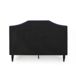 Elinor Upholstered Queen Platform Bed By Christopher Knight Home - Charcoal Gray, Dark Brown -Bed Frame Shop 5b609e86 1fa9 4349 9e90 2be3091922ca