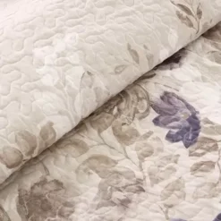 Taupe Luna 6 Piece Printed Quilt Set With Throw Pillows King/Cal King -Bed Frame Shop 5c6469e0 c86d 449a b7f2 cf8bbb182cfb