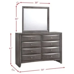 Picket House Furnishings Madison Queen Storage 4PC Bedroom Set - Grey - Queen - 4 Piece -Bed Frame Shop 5c6aa81e 6b0d 4987 b65a b9cf6bc11e28