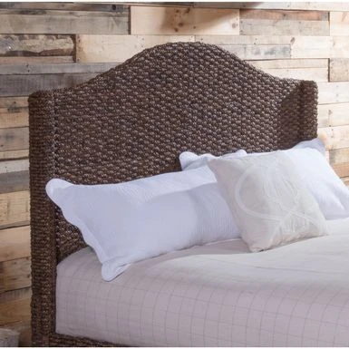 Driftwood Braided Sheltered Woven Headboard By Panama Jack - Gray - King 2 Driftwood Braided Sheltered Woven Headboard By Panama Jack - Gray - King - Image 2