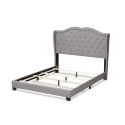 Contemporary Bed By Baxton Studio - Charcoal - King -Bed Frame Shop 5edad4bd 4c55 43c6 8c78 0ab7b903e62d