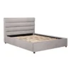 Aurelle Home Modern Velvet Upholstered Bed - King