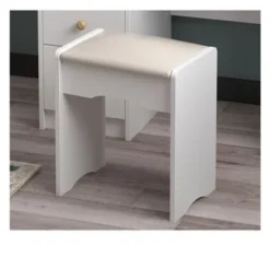 Home Makeup Dressing Table With Stool Vanity Set With Mirror & Lamp - White -Bed Frame Shop 61469b58 cb7f 4a03 9e6e 024cfef4f79f