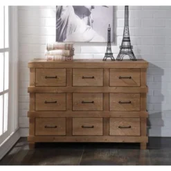 Adams Dresser, Antique Oak - Dresser, Antique Oak