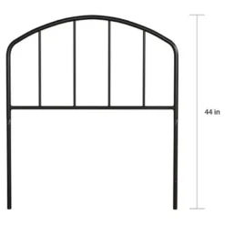 Carbon Loft Cronkite Black Metal Headboard With Arched Spindle Design - King -Bed Frame Shop 653e717d 2a39 45e1 b28c cd1c26b77df5