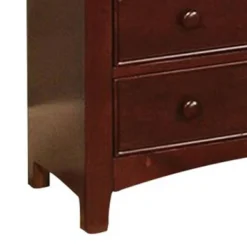 Omnus Transitional Chest In Cherry Finish - 5-drawer -Bed Frame Shop 662e3f3d 6571 4d3f 936a 4f7694d4748f