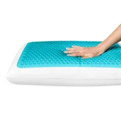 Comfort Revolution Blue Bubble Gel And Memory Foam Pillow - Queen -Bed Frame Shop 66653898 b5d7 4f50 afe2 73285c3be6c9