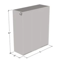 Strick & Bolton Suger 3-door Mirrored Armoire - Wenge -Bed Frame Shop 6761291f bc0f 4992 ba5d 80ef4bf32199