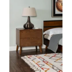 Maybrook Two Drawer Nightstand -Bed Frame Shop 67bb821d ed0b 4eb1 8108 f90e6283f571